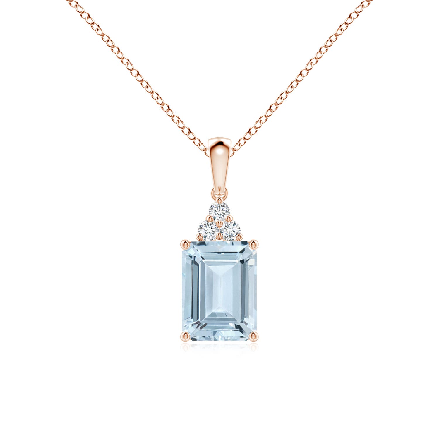 A - Aquamarine / 1.41 CT / 14 KT Rose Gold