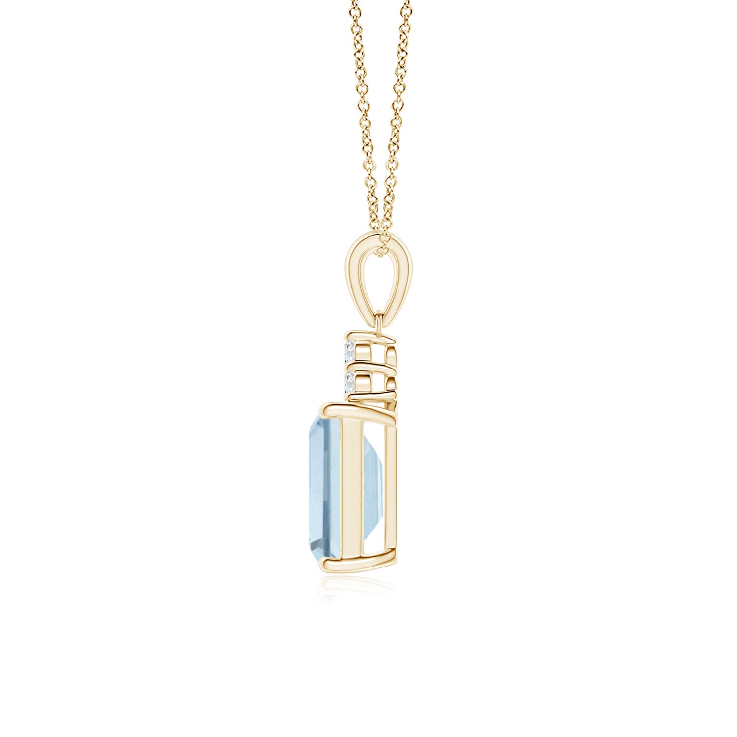 A - Aquamarine / 1.41 CT / 14 KT Yellow Gold