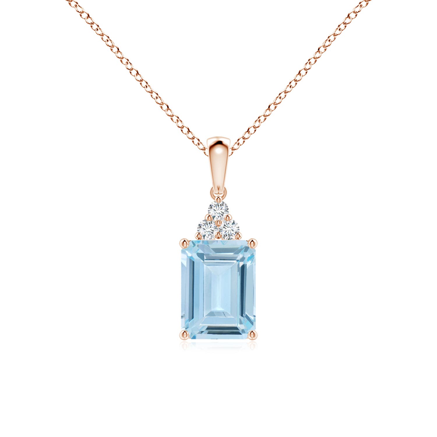 AA - Aquamarine / 1.41 CT / 14 KT Rose Gold