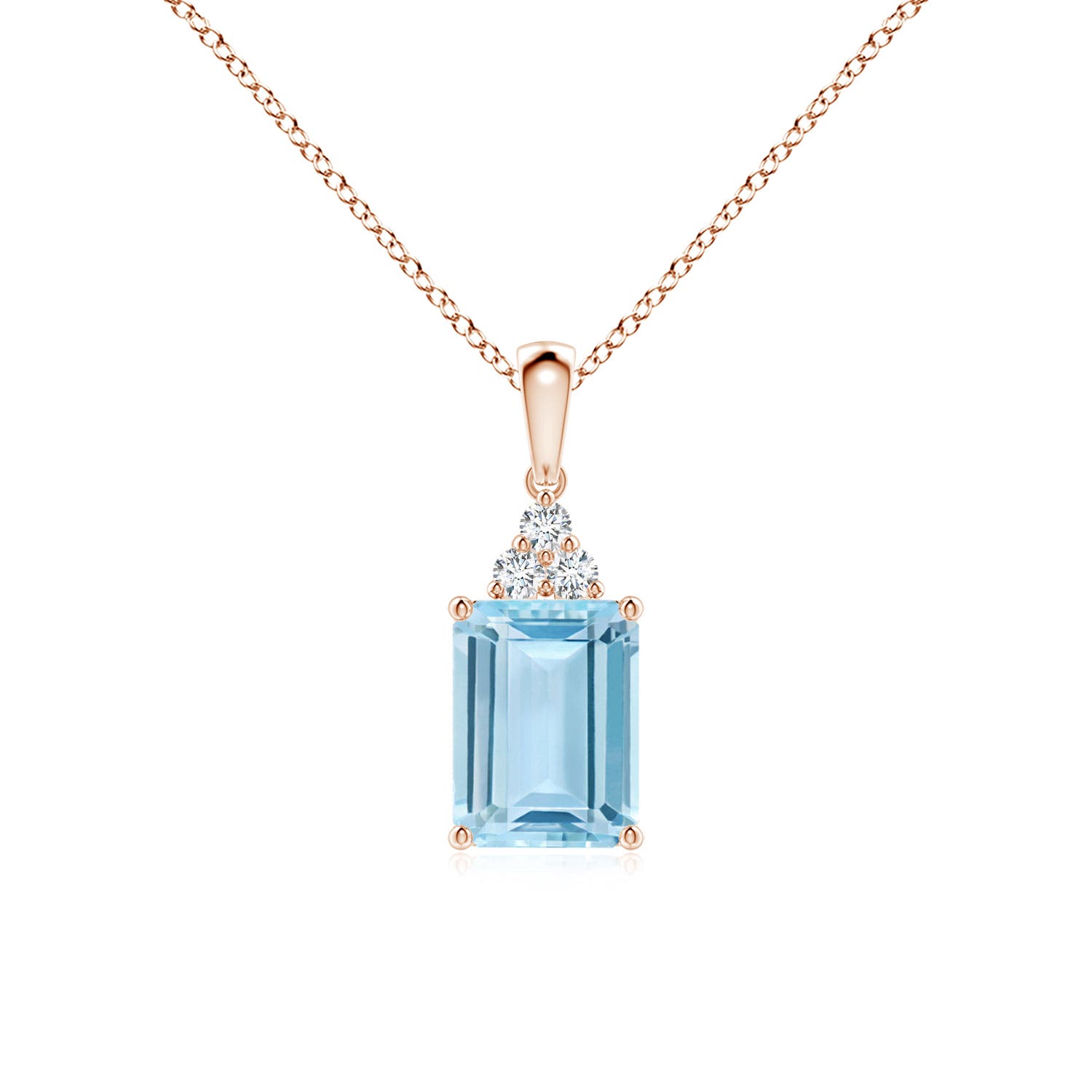 AAA - Aquamarine / 1.41 CT / 14 KT Rose Gold