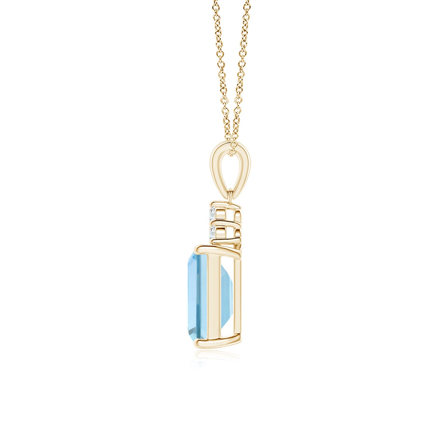 AAA - Aquamarine / 1.41 CT / 14 KT Yellow Gold