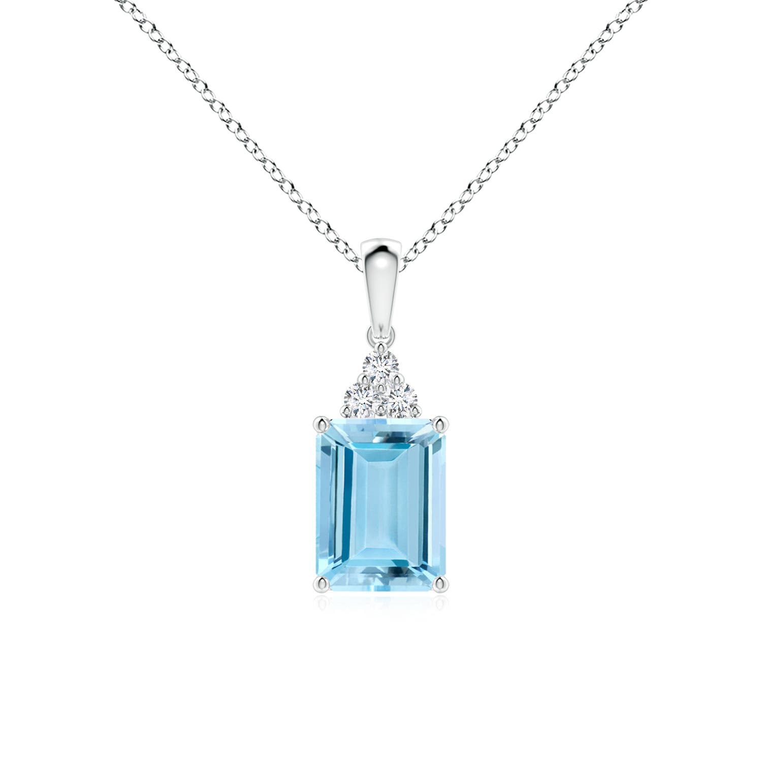 AAAA - Aquamarine / 1.41 CT / 14 KT White Gold