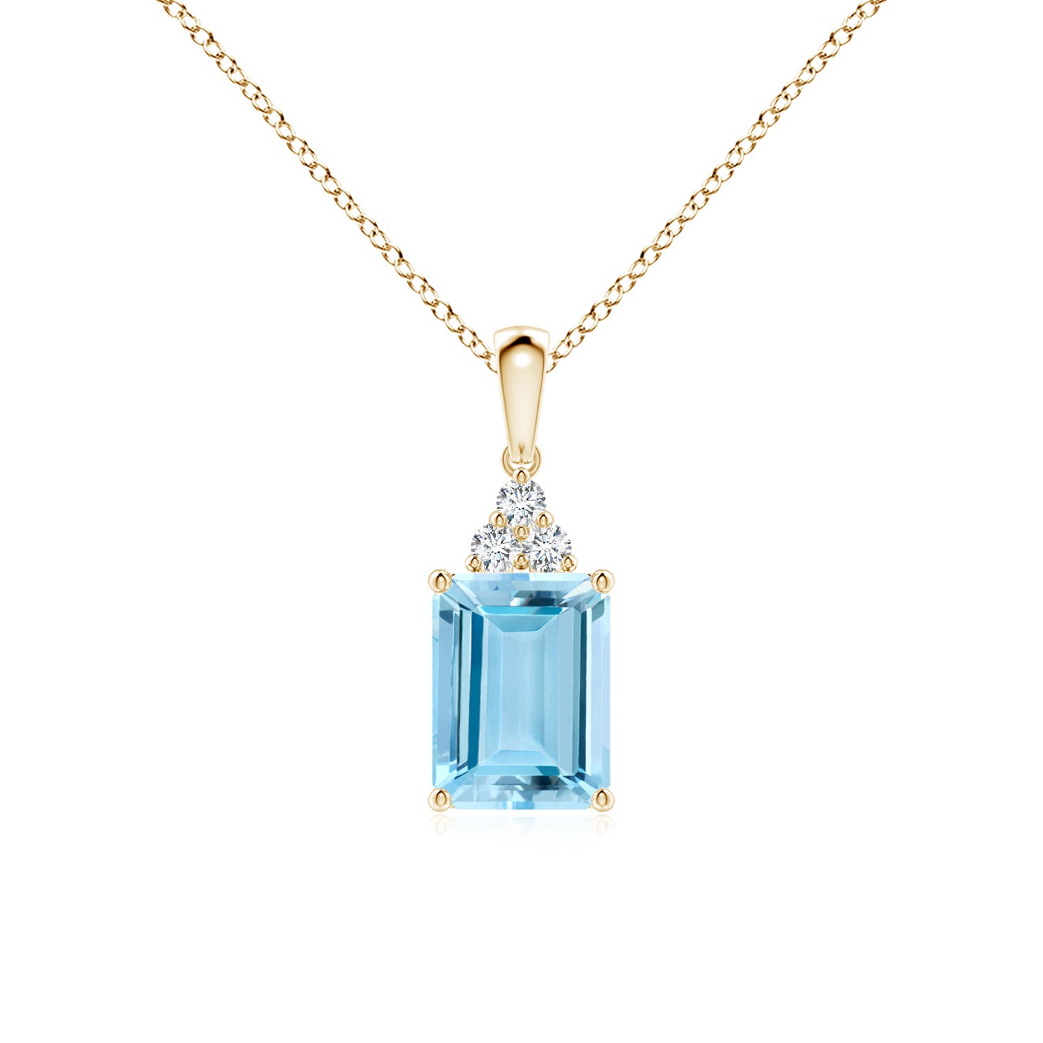 AAAA - Aquamarine / 1.41 CT / 14 KT Yellow Gold