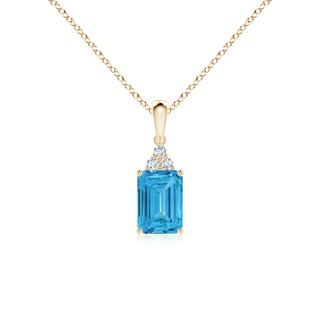 Emerald Cut Fancy Intense, VS2 Blue Diamond