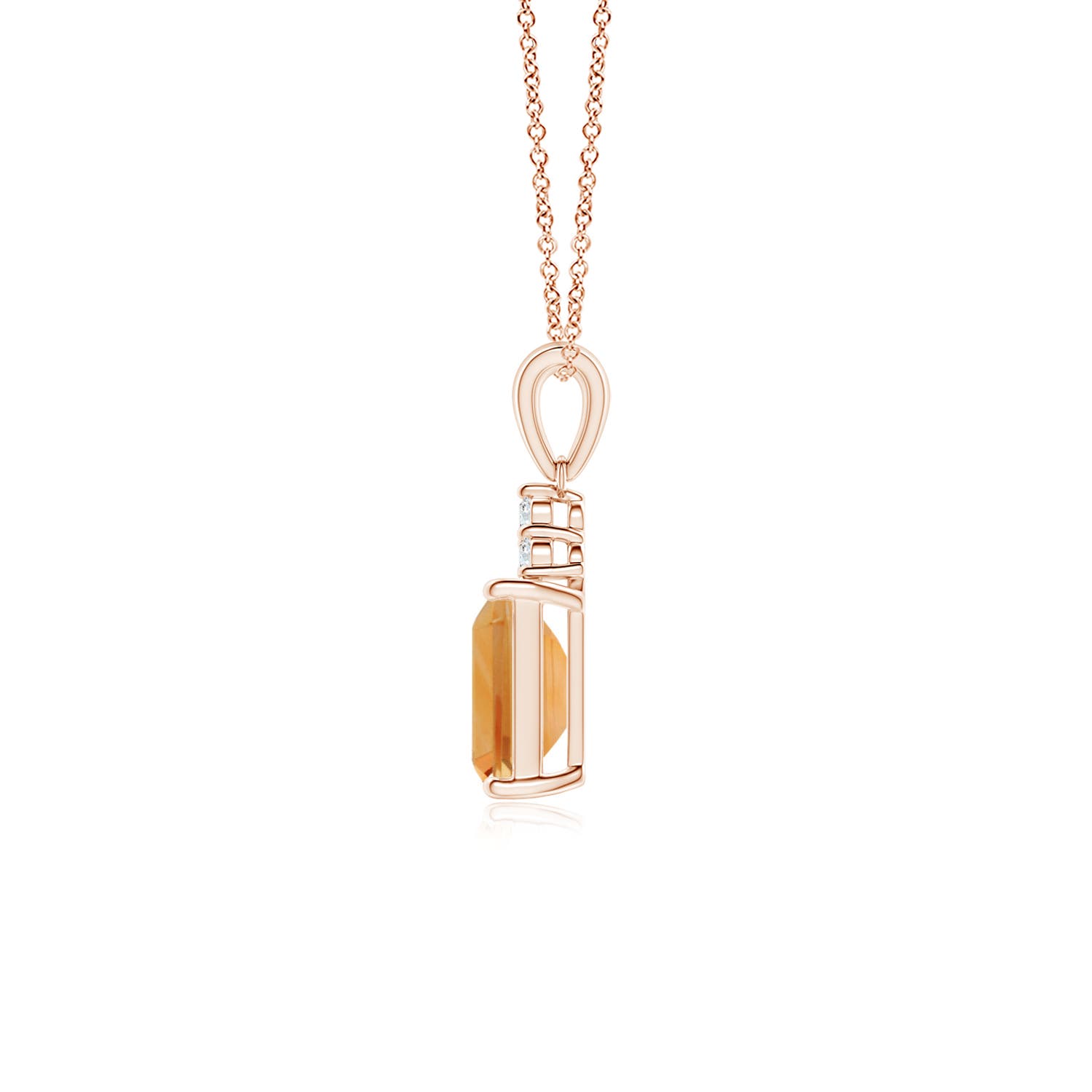 A - Citrine / 1.09 CT / 14 KT Rose Gold