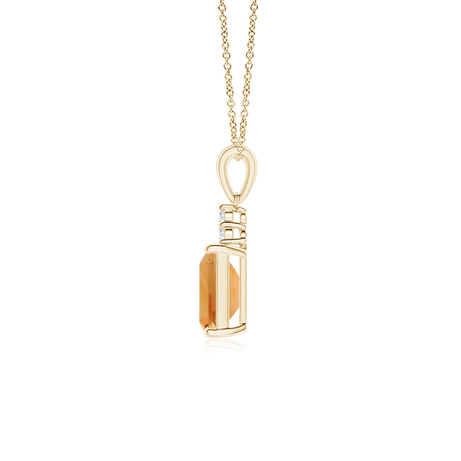 A - Citrine / 1.09 CT / 14 KT Yellow Gold