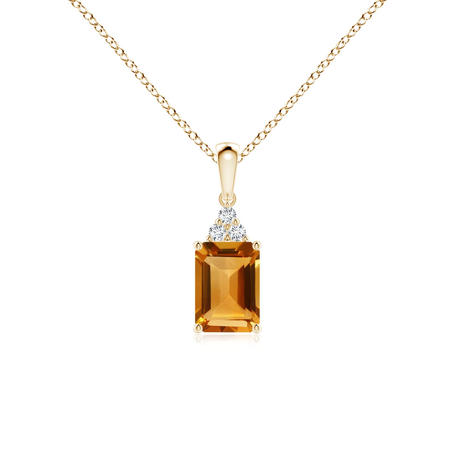 AA - Citrine / 1.09 CT / 14 KT Yellow Gold