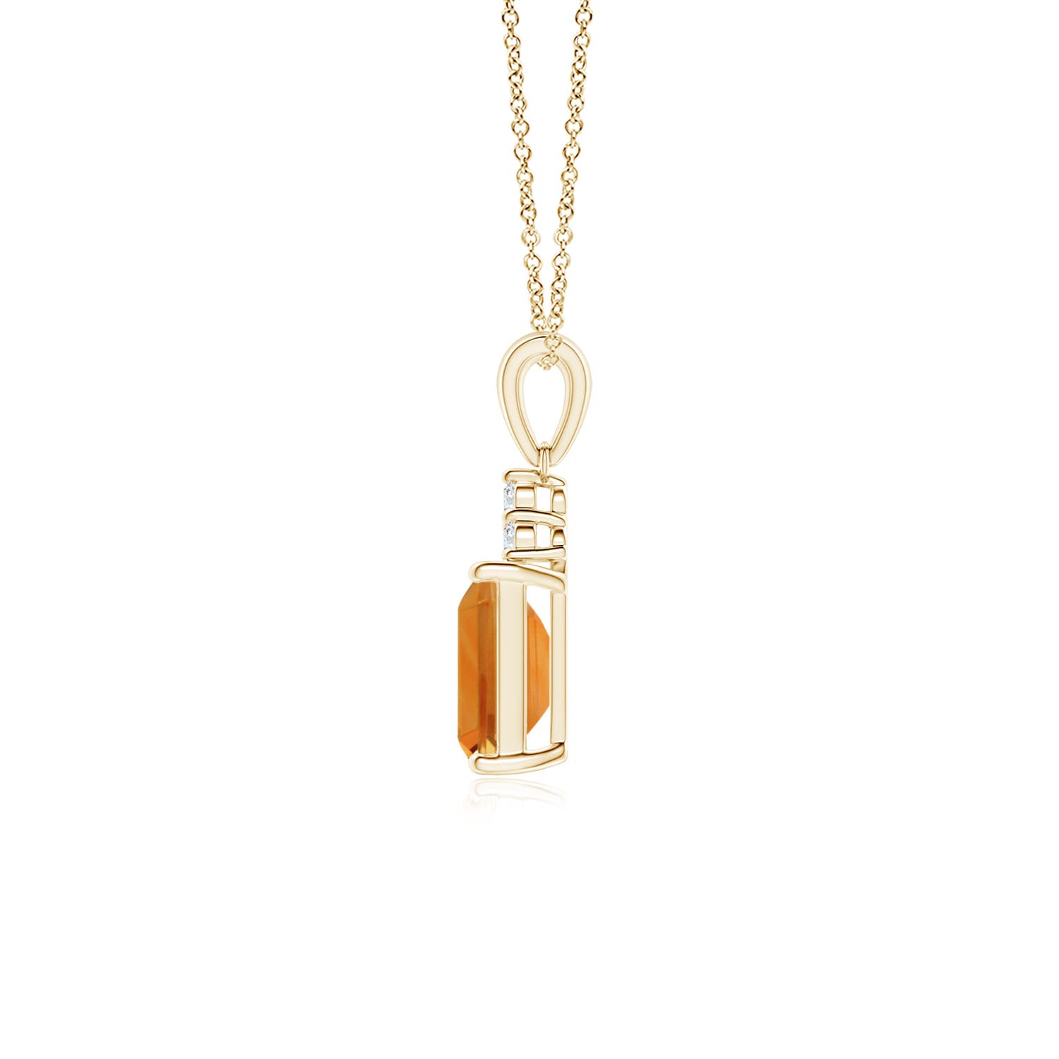 AA - Citrine / 1.09 CT / 14 KT Yellow Gold