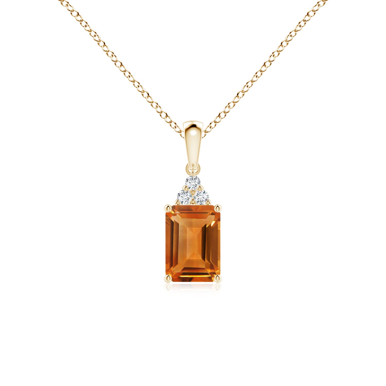 AAA - Citrine / 1.09 CT / 14 KT Yellow Gold