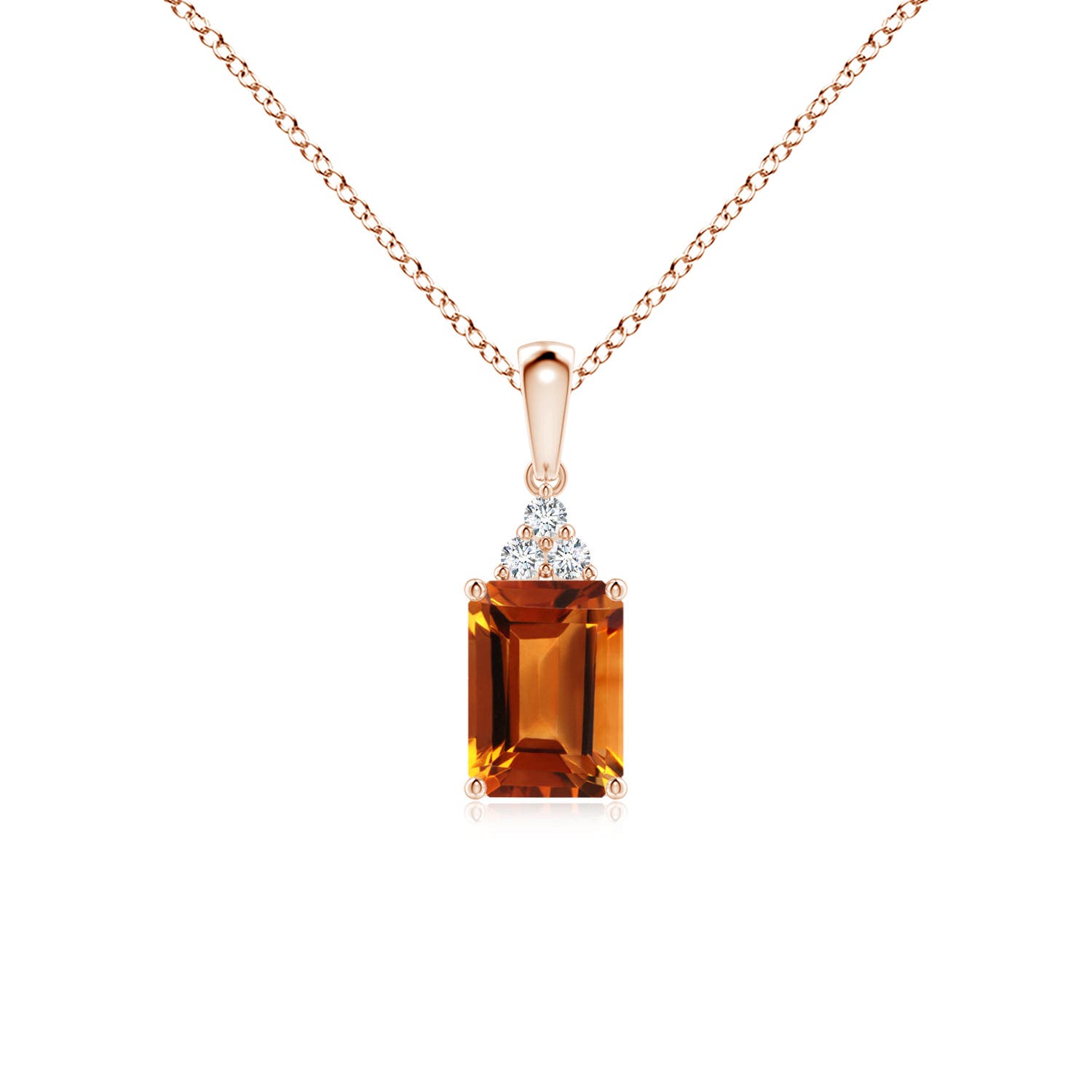 AAAA - Citrine / 1.09 CT / 14 KT Rose Gold