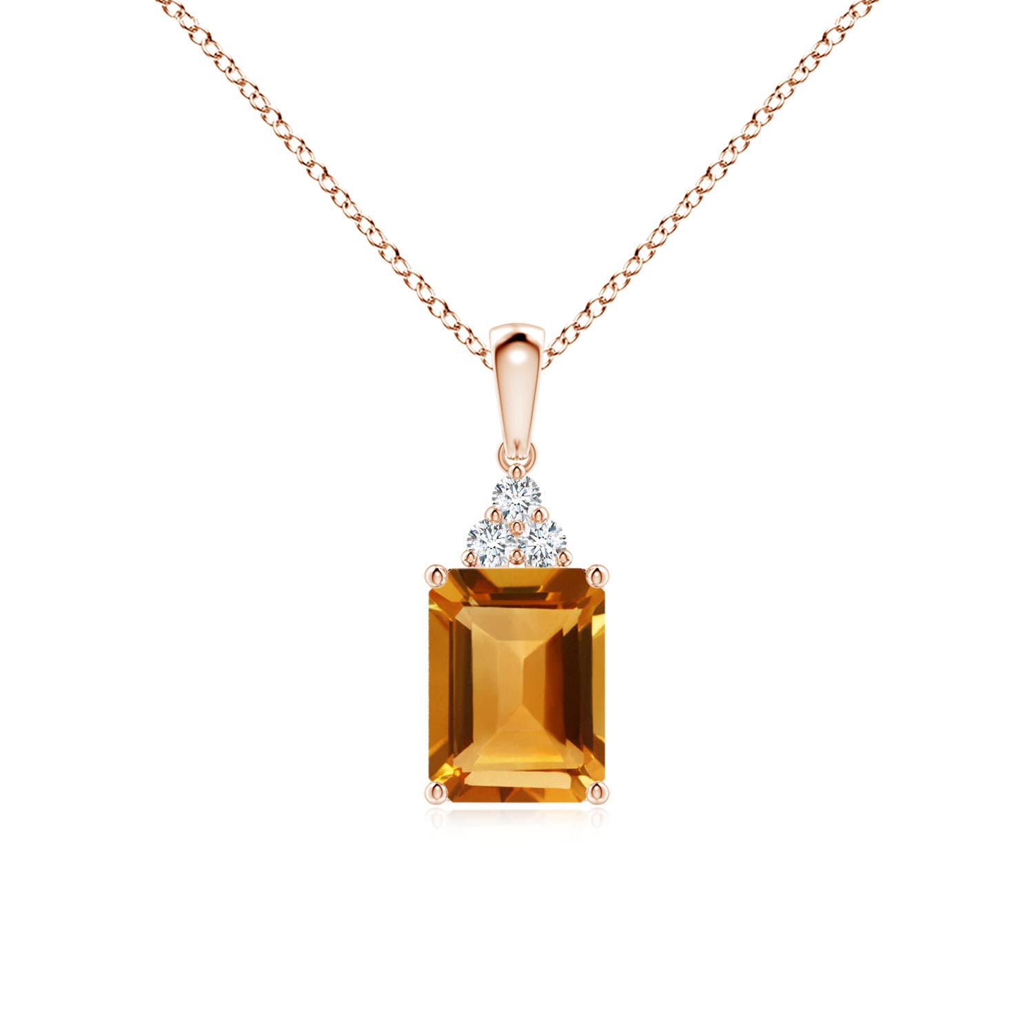 AA - Citrine / 1.56 CT / 14 KT Rose Gold