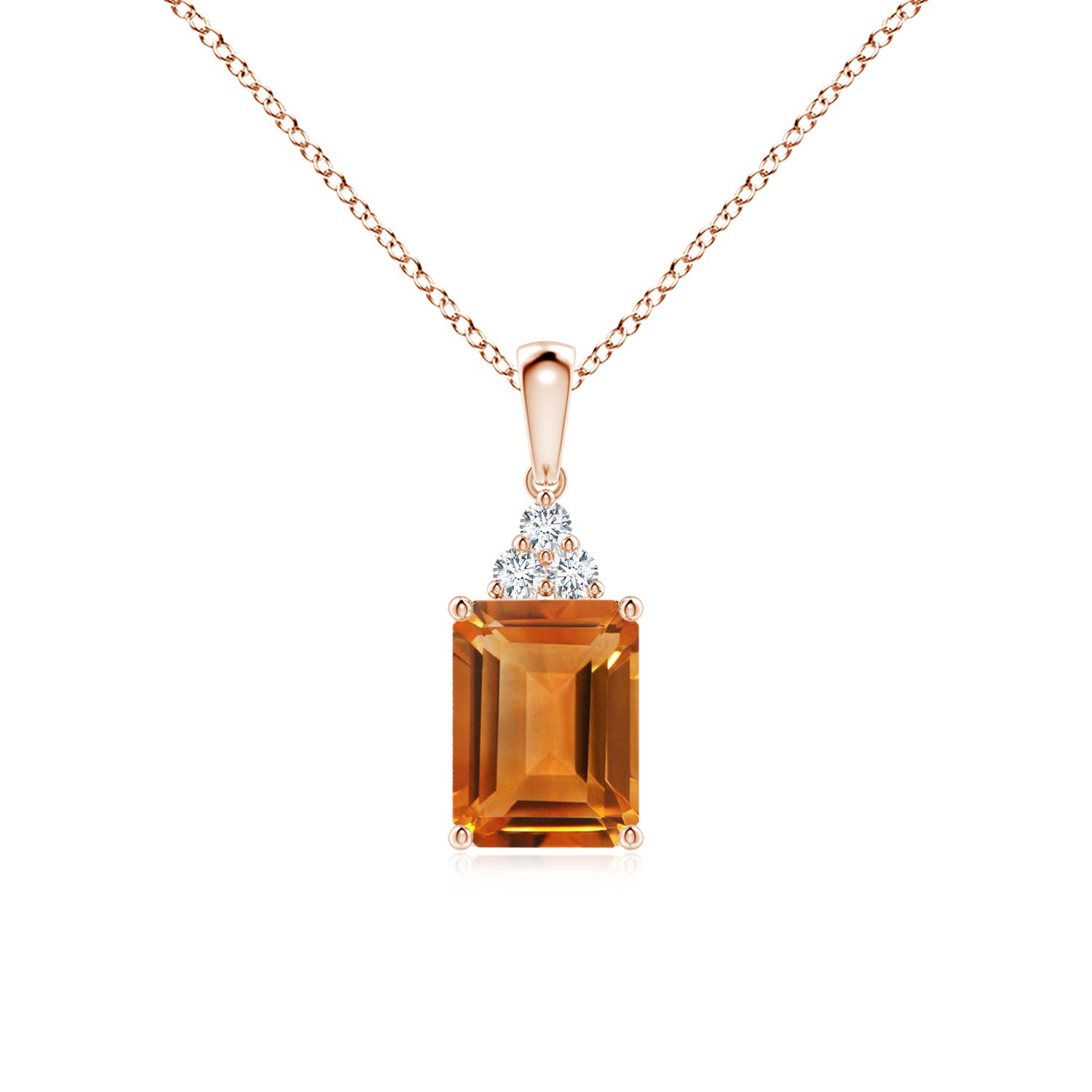 AAA - Citrine / 1.56 CT / 14 KT Rose Gold