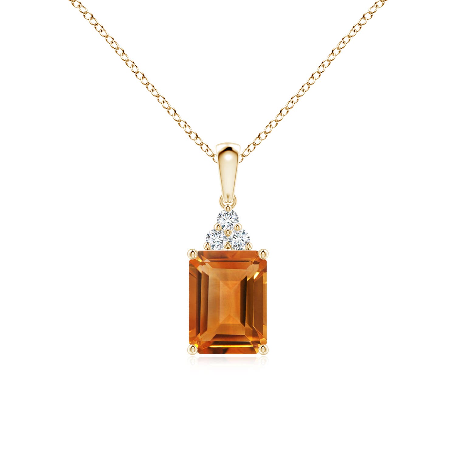 AAA - Citrine / 1.56 CT / 14 KT Yellow Gold