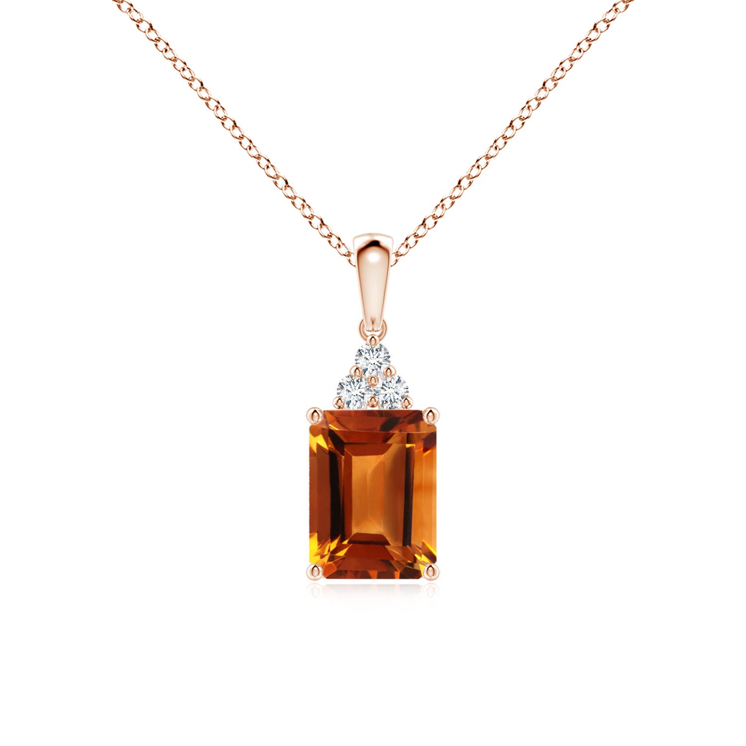 AAAA - Citrine / 1.56 CT / 14 KT Rose Gold