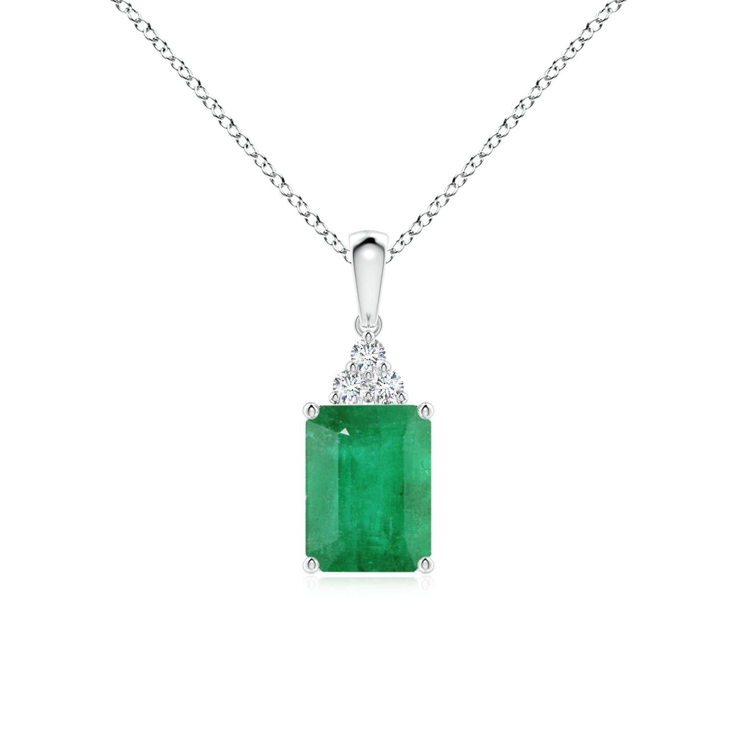 A - Emerald / 1.56 CT / 14 KT White Gold