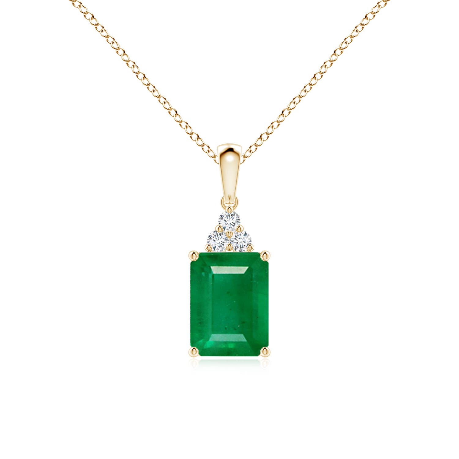 AA - Emerald / 1.56 CT / 14 KT Yellow Gold