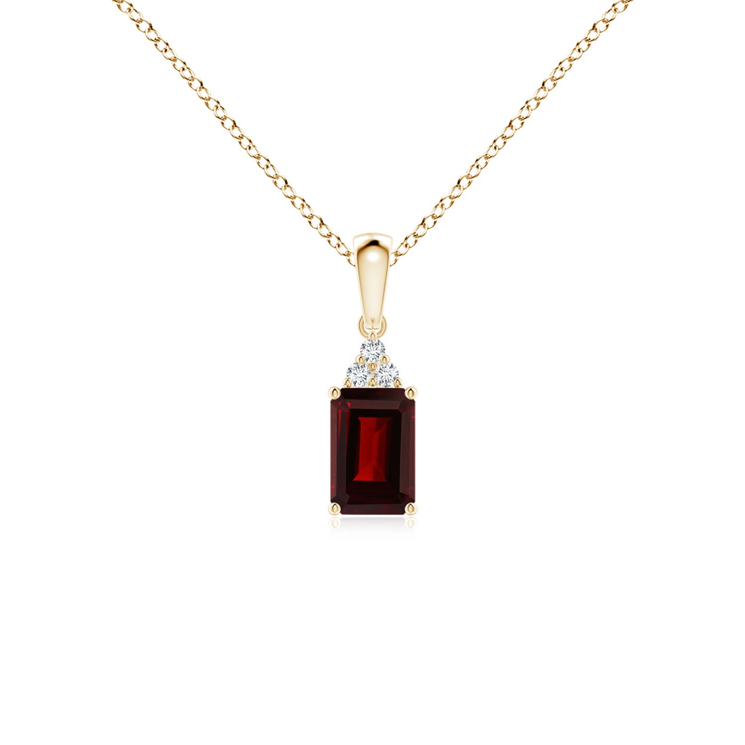 AA - Garnet / 0.72 CT / 14 KT Yellow Gold