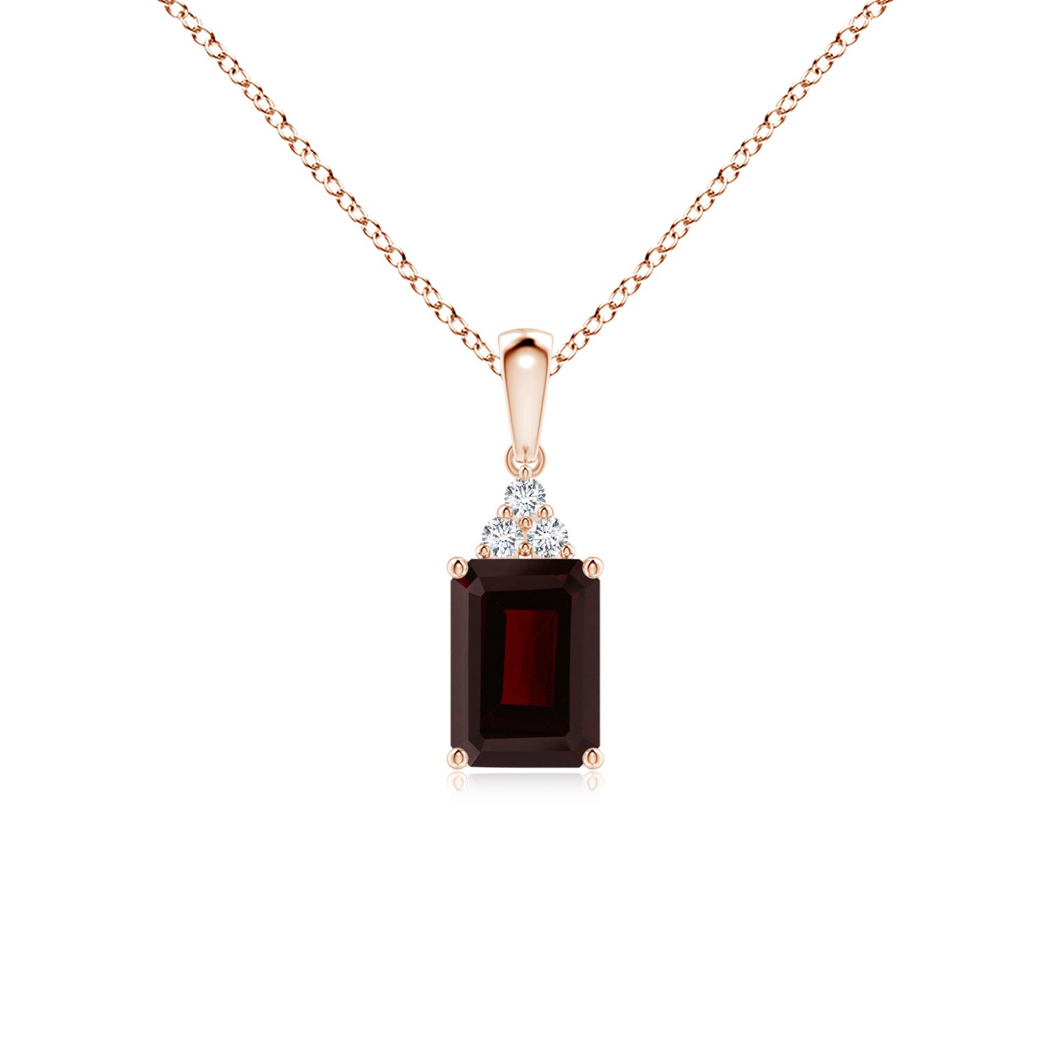 A - Garnet / 1.24 CT / 14 KT Rose Gold