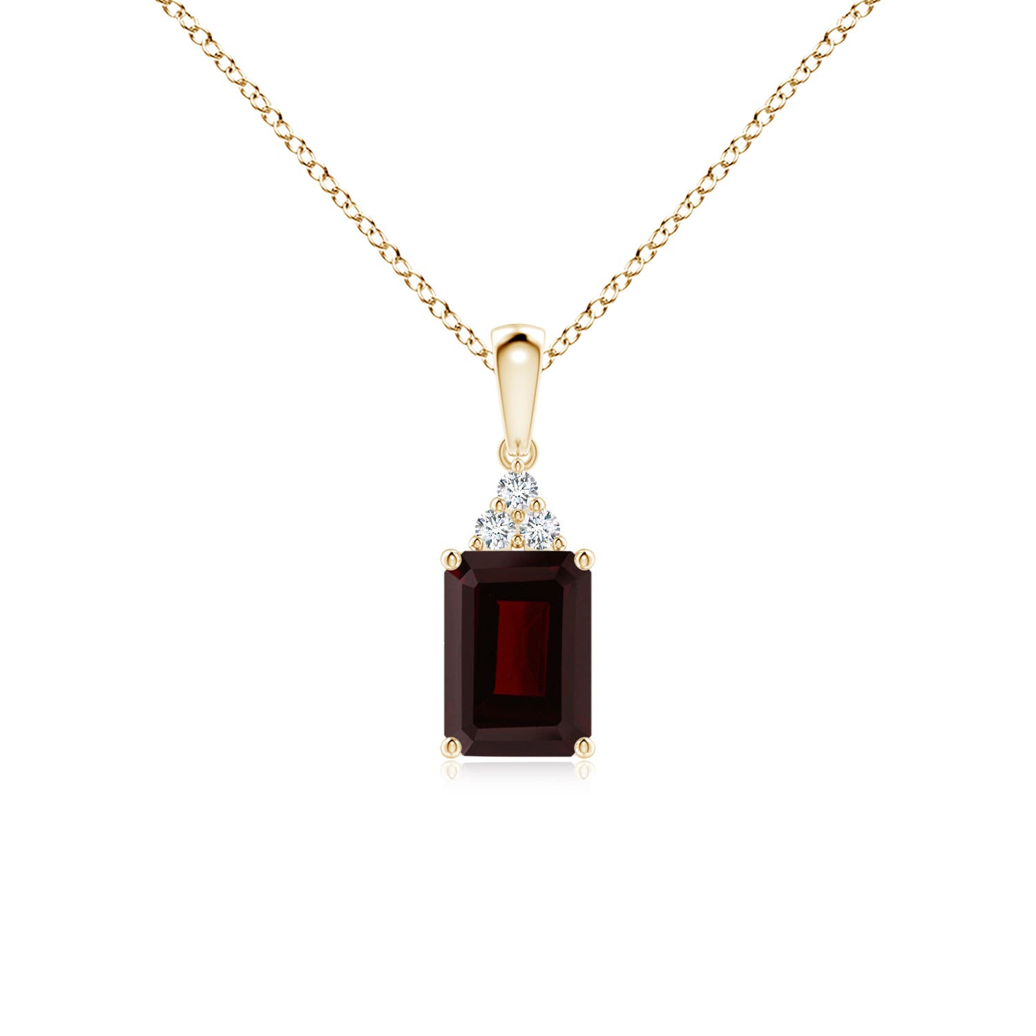 A - Garnet / 1.24 CT / 14 KT Yellow Gold