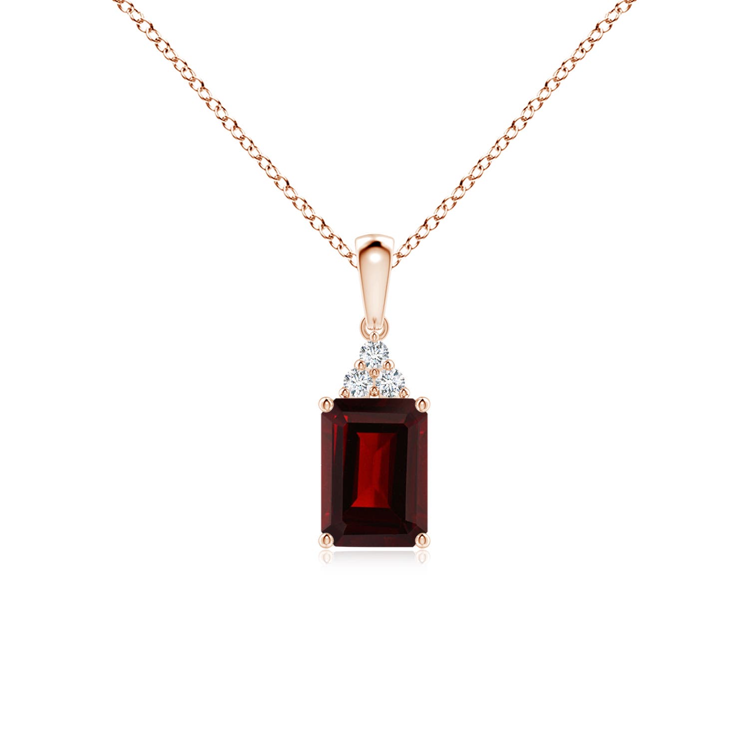 AA - Garnet / 1.24 CT / 14 KT Rose Gold