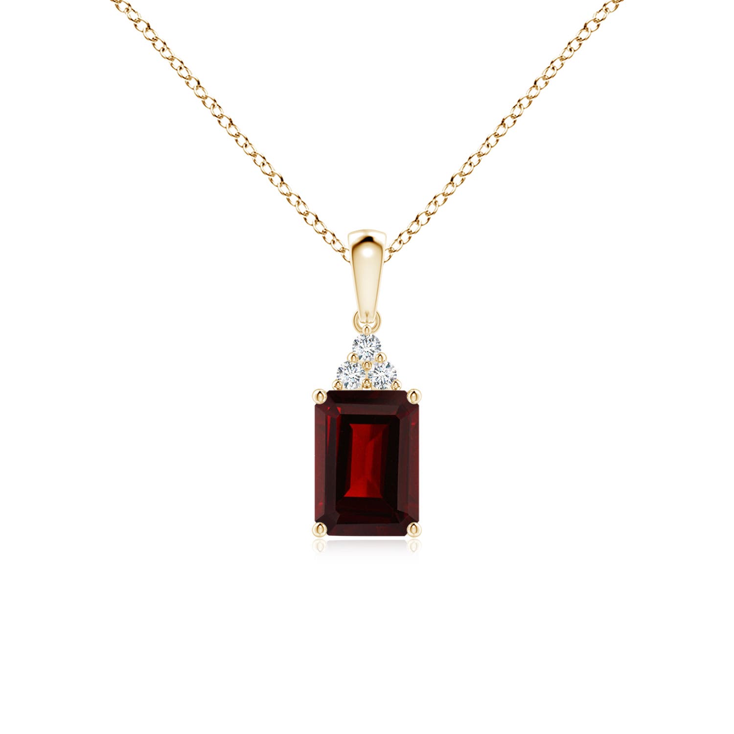 AA - Garnet / 1.24 CT / 14 KT Yellow Gold