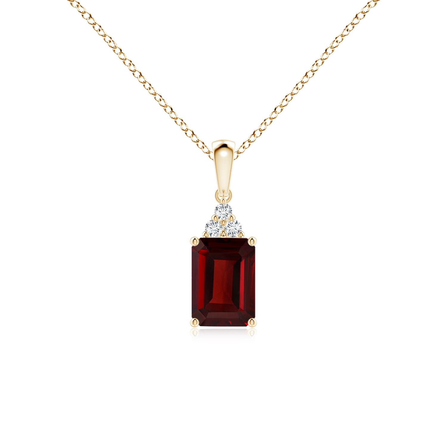 AAA - Garnet / 1.24 CT / 14 KT Yellow Gold