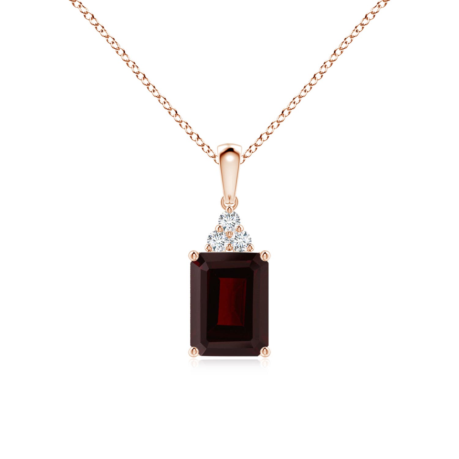 A - Garnet / 1.86 CT / 14 KT Rose Gold