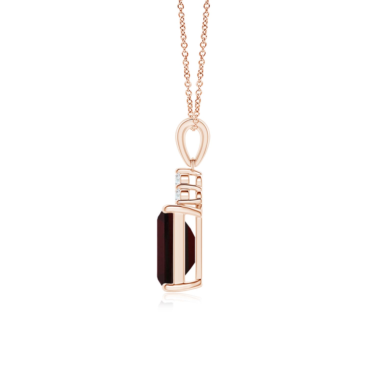 A - Garnet / 1.86 CT / 14 KT Rose Gold