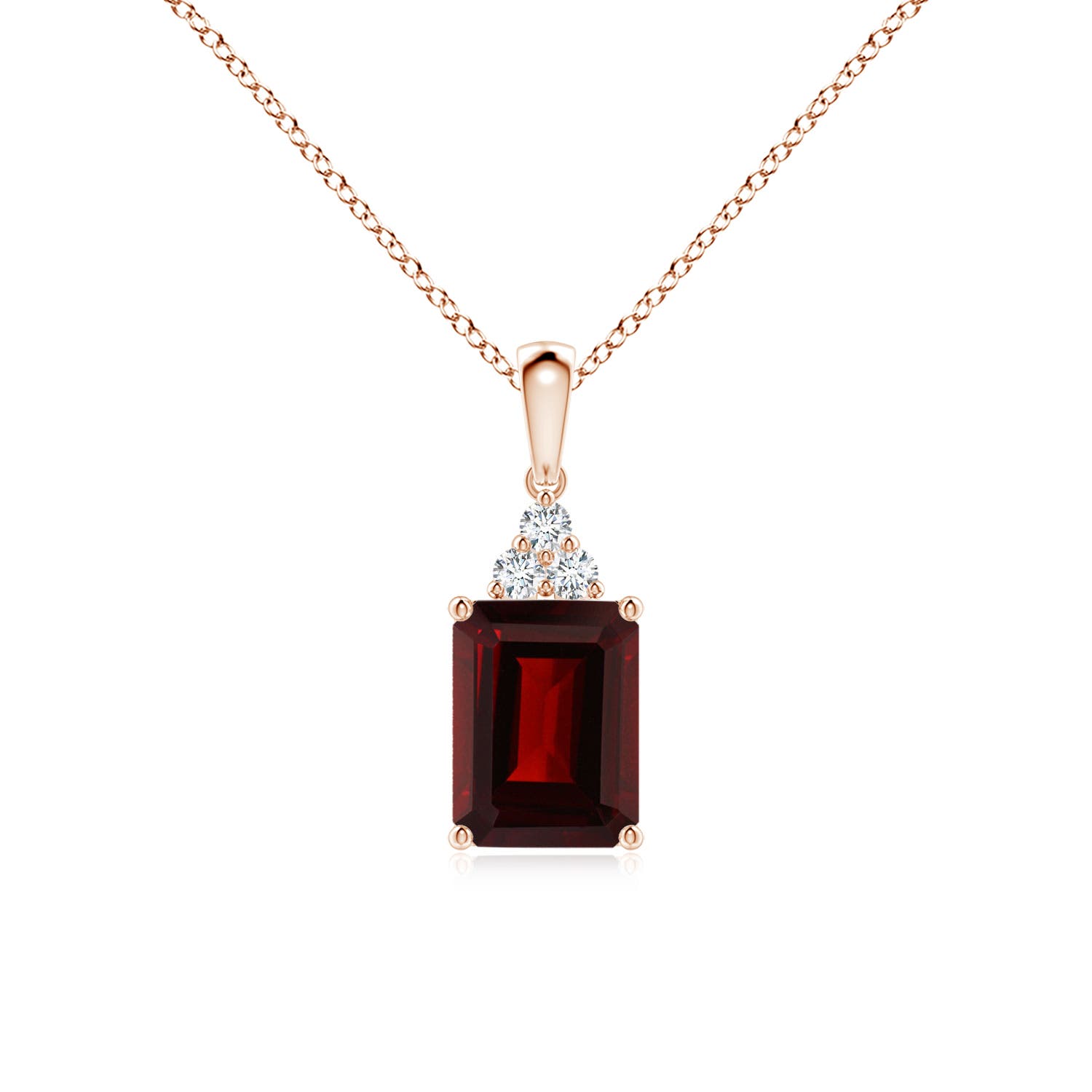 AA - Garnet / 1.86 CT / 14 KT Rose Gold