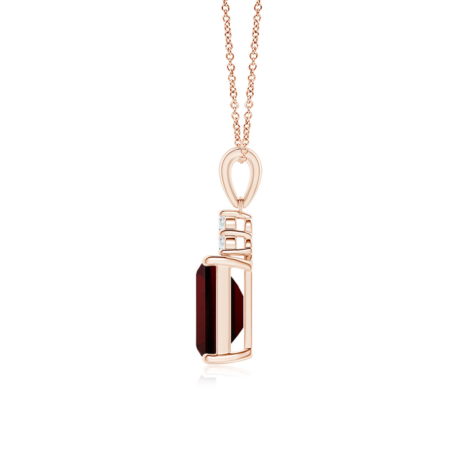 AA - Garnet / 1.86 CT / 14 KT Rose Gold