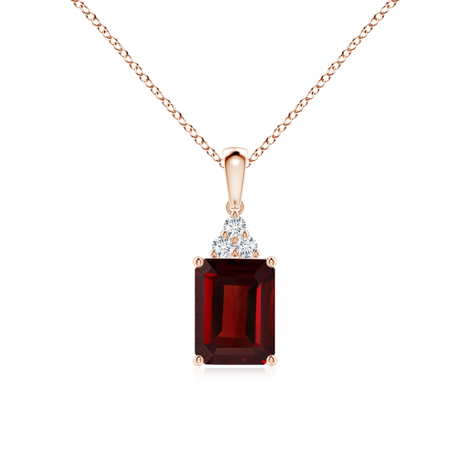 AAA - Garnet / 1.86 CT / 14 KT Rose Gold