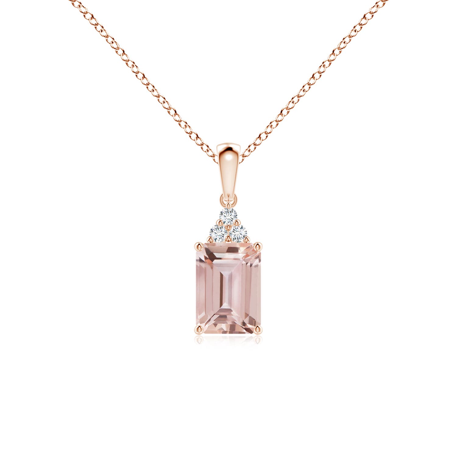 AAA - Morganite / 0.94 CT / 14 KT Rose Gold