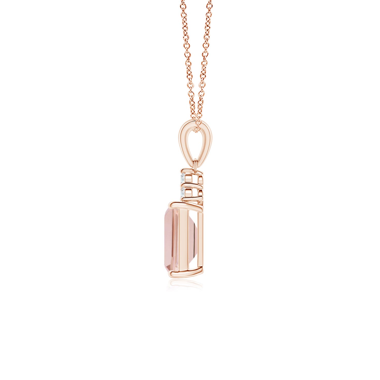 AAA - Morganite / 0.94 CT / 14 KT Rose Gold