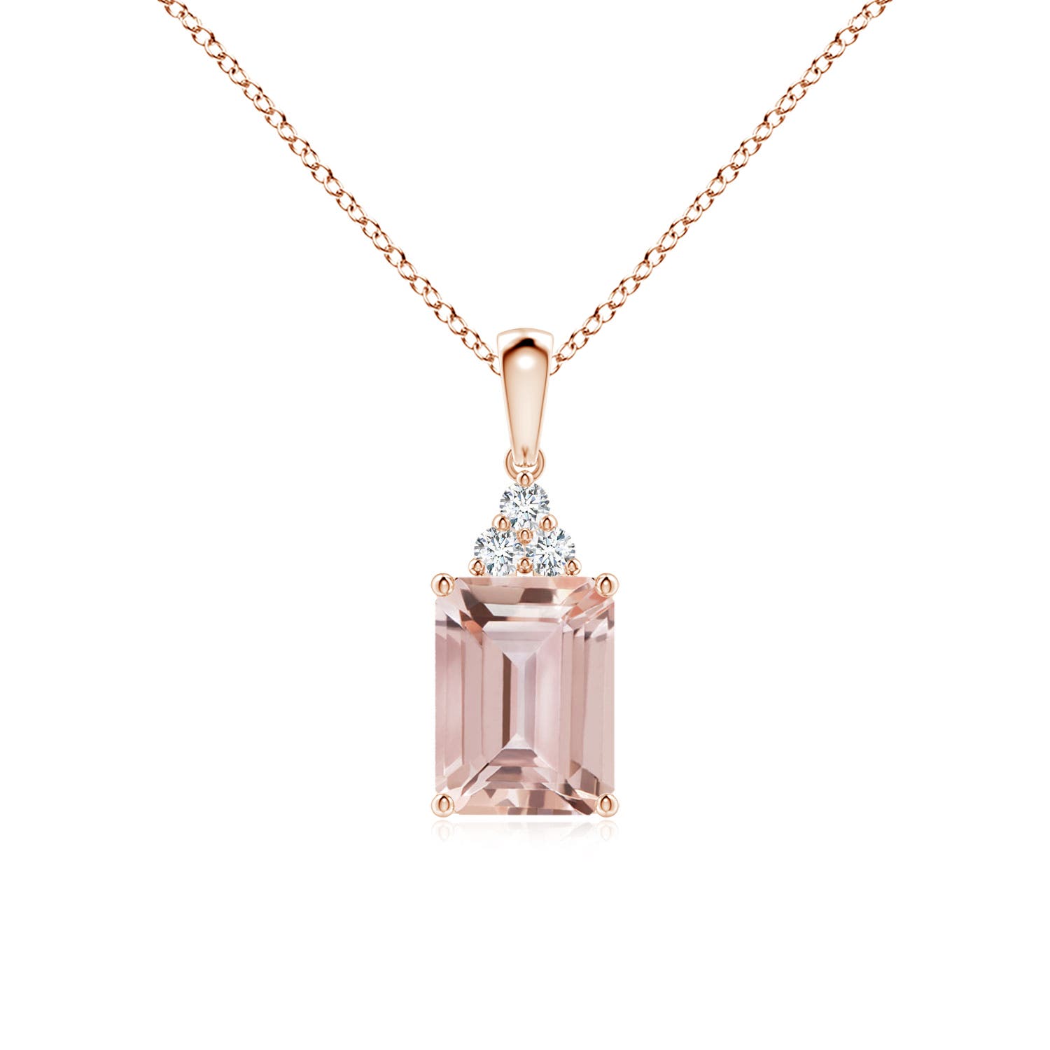 AAA - Morganite / 1.46 CT / 14 KT Rose Gold