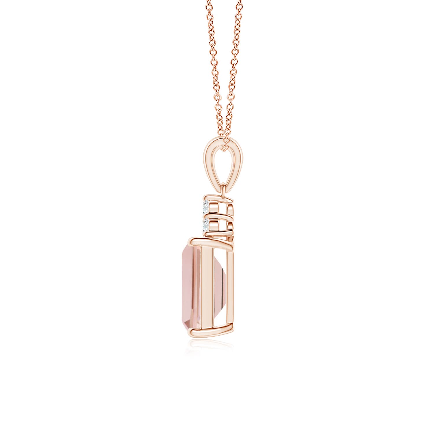 AAA - Morganite / 1.46 CT / 14 KT Rose Gold