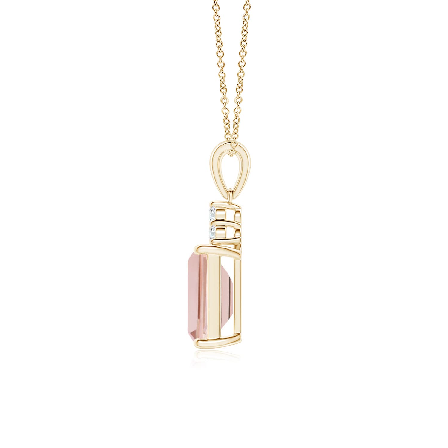 AAA - Morganite / 1.46 CT / 14 KT Yellow Gold