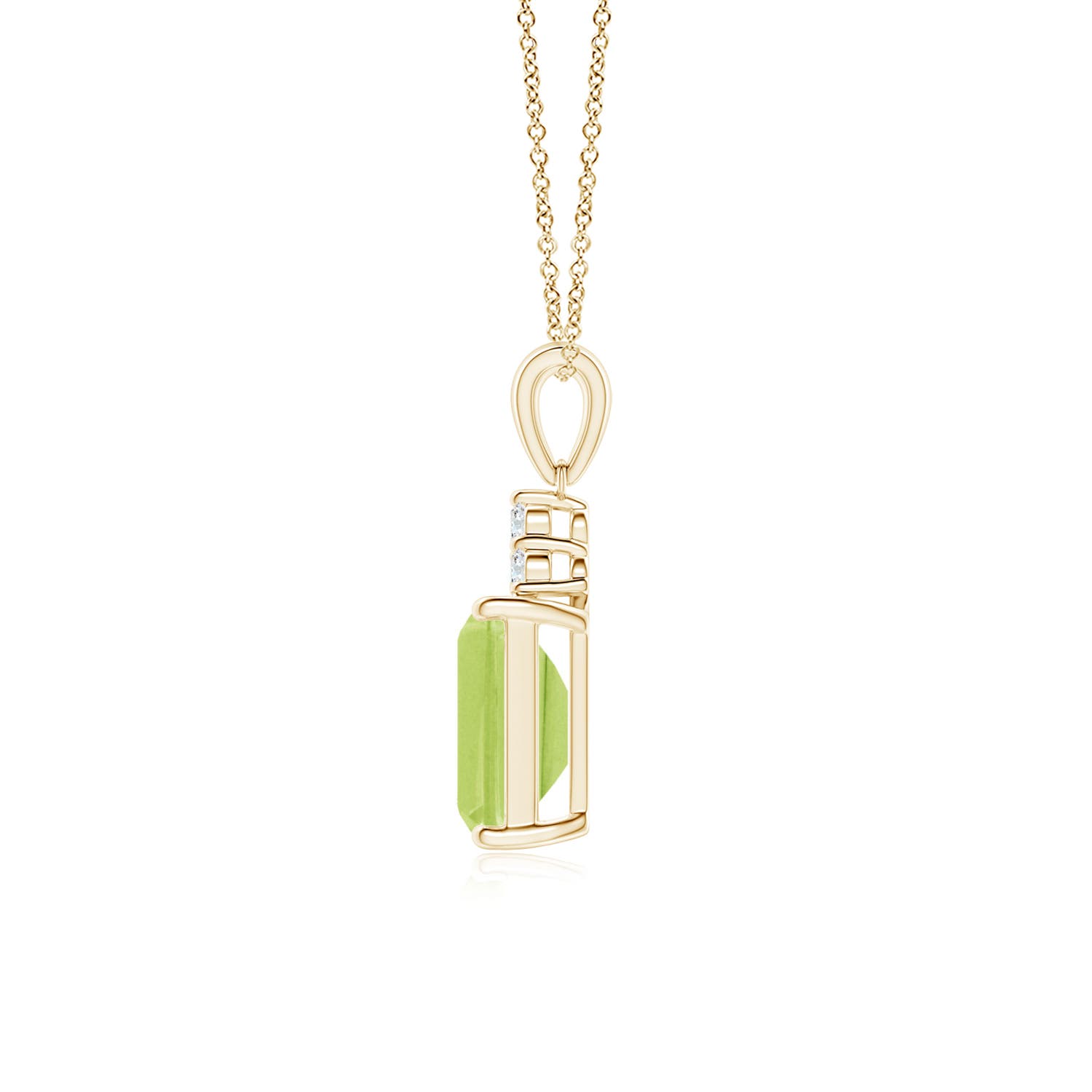 A - Peridot / 1.66 CT / 14 KT Yellow Gold