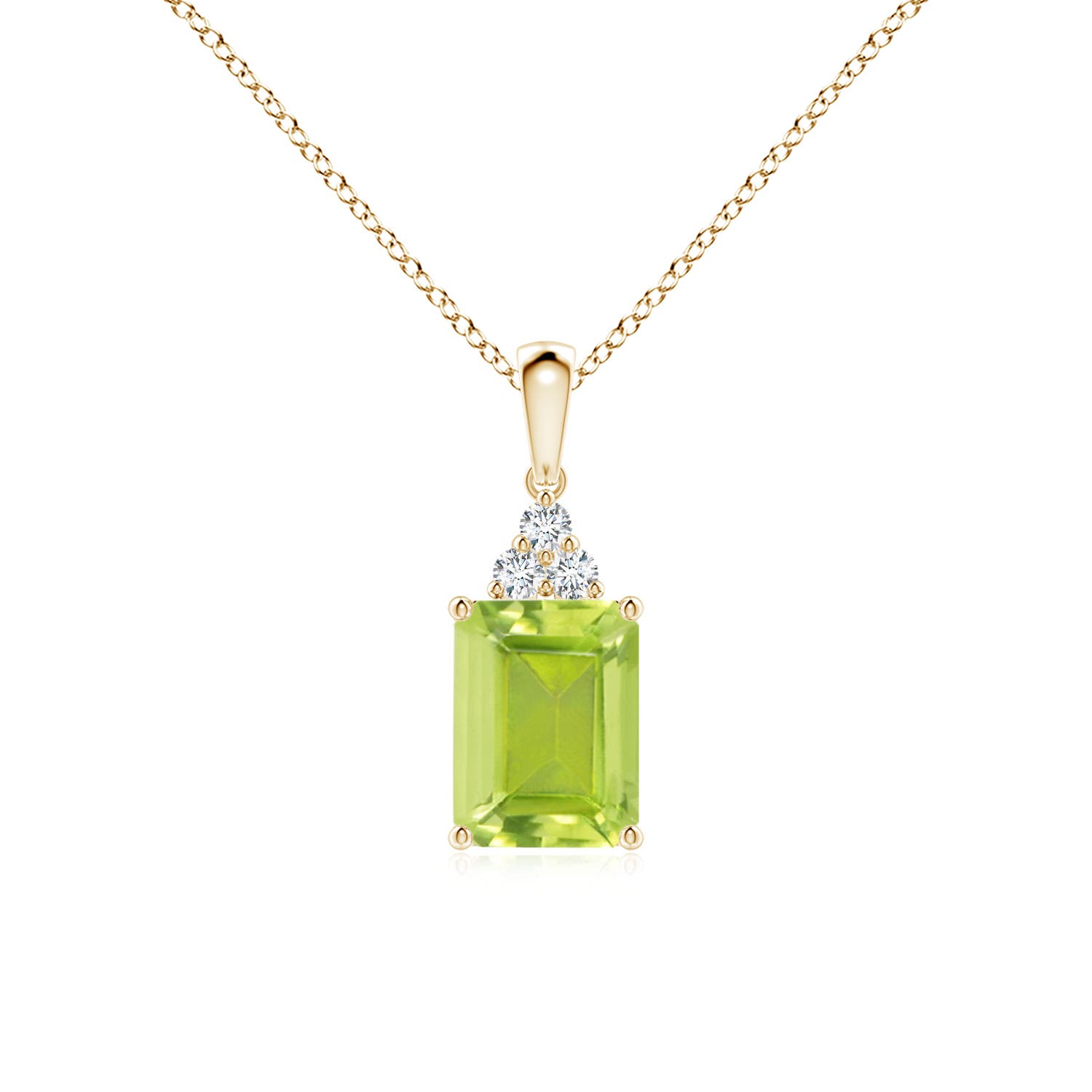 AA - Peridot / 1.66 CT / 14 KT Yellow Gold