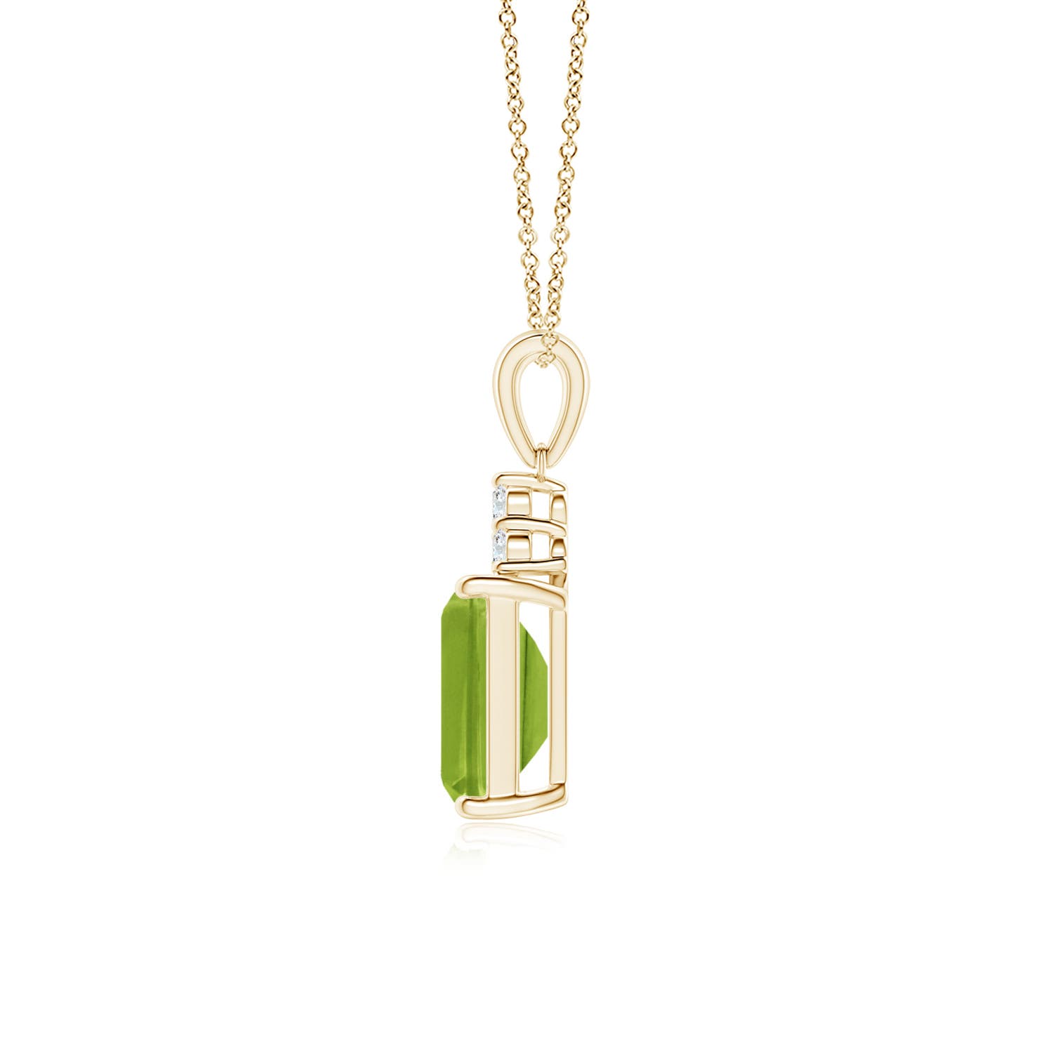 AAA - Peridot / 1.66 CT / 14 KT Yellow Gold