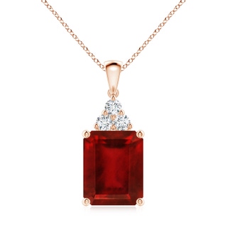 Emerald Cut AAAA Ruby