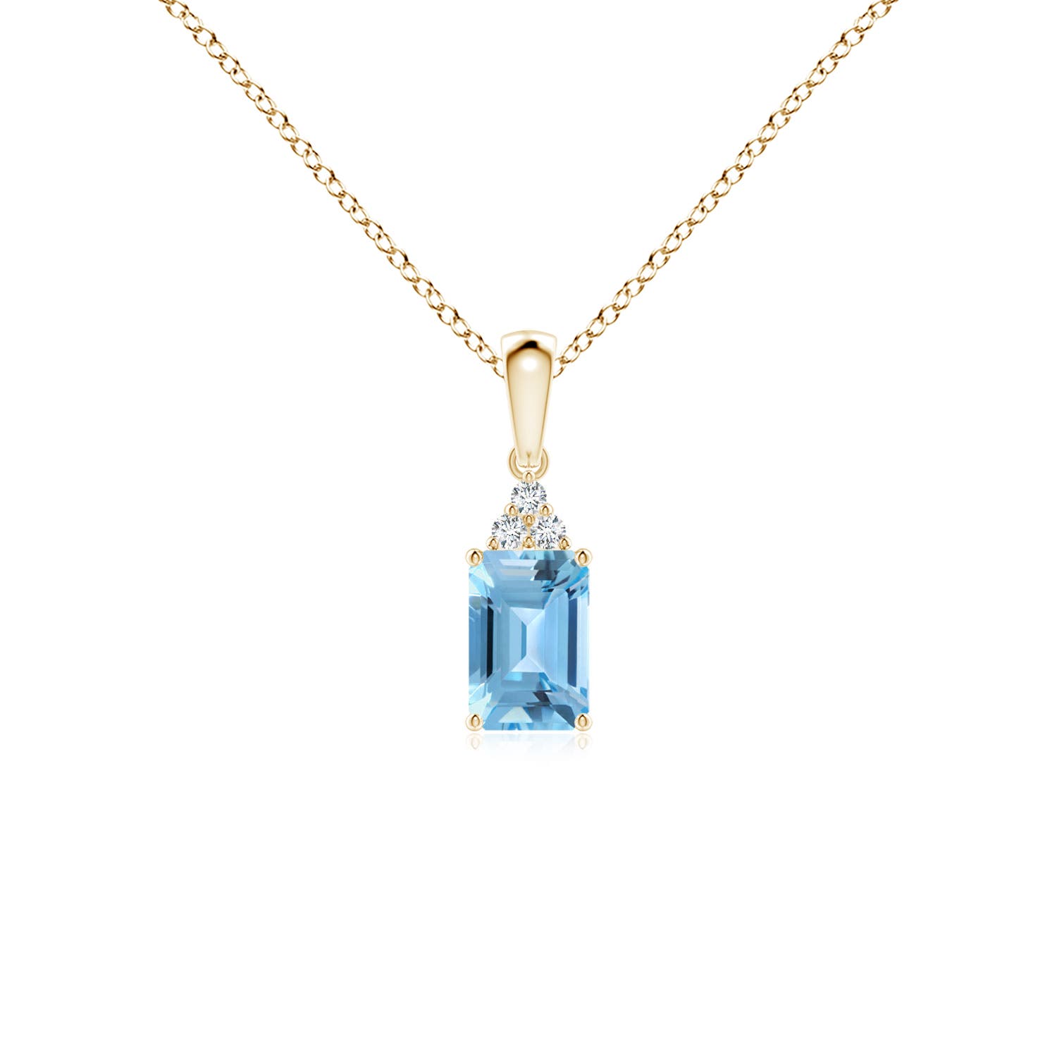 A - Swiss Blue Topaz / 0.67 CT / 14 KT Yellow Gold