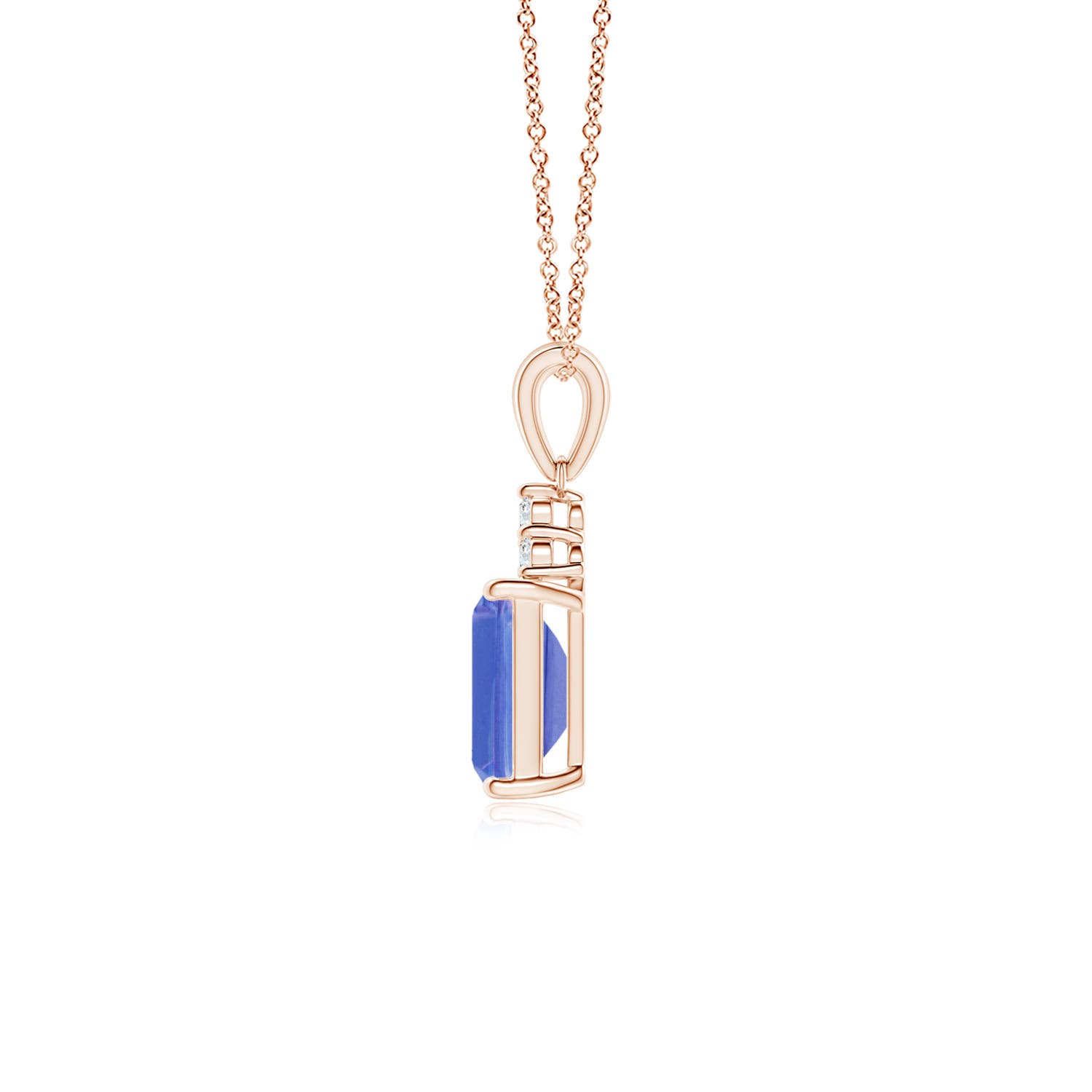 AA - Tanzanite / 1.04 CT / 14 KT Rose Gold