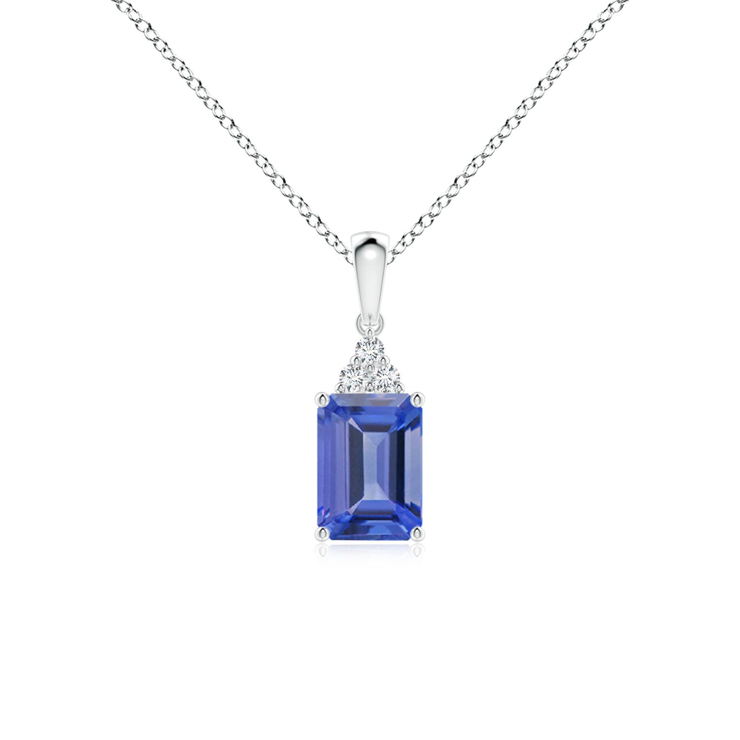 AA - Tanzanite / 1.04 CT / 14 KT White Gold