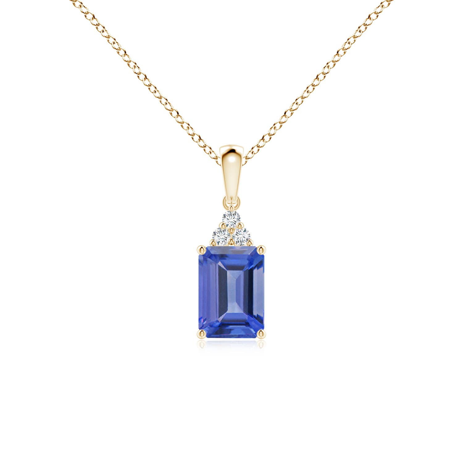 AA - Tanzanite / 1.04 CT / 14 KT Yellow Gold