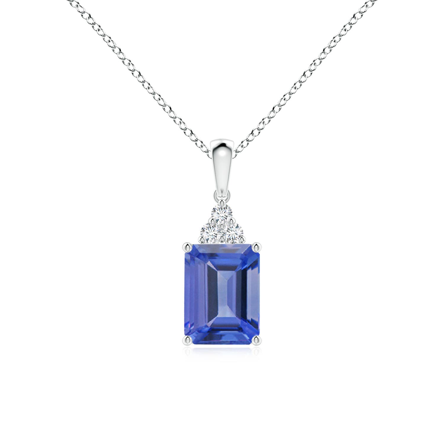 AA - Tanzanite / 1.56 CT / 14 KT White Gold