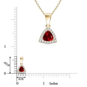 AAAA - Ruby / 0.66 CT / 14 KT Yellow Gold