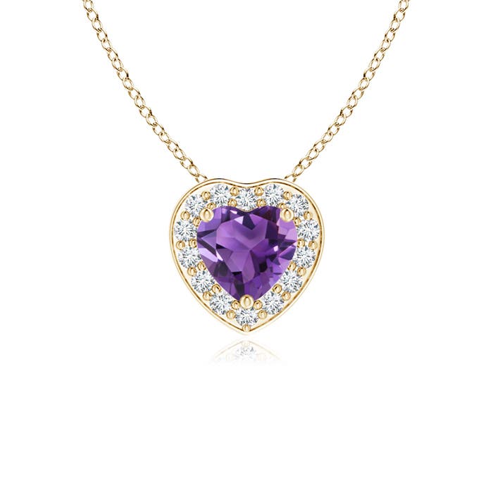 AAA - Amethyst / 0.28 CT / 14 KT Yellow Gold