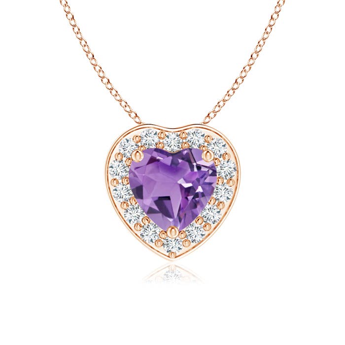 A - Amethyst / 0.43 CT / 14 KT Rose Gold