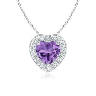 Heart AA Amethyst