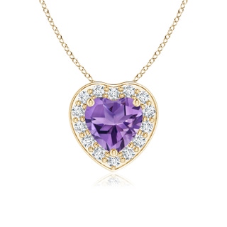 Heart AA Amethyst